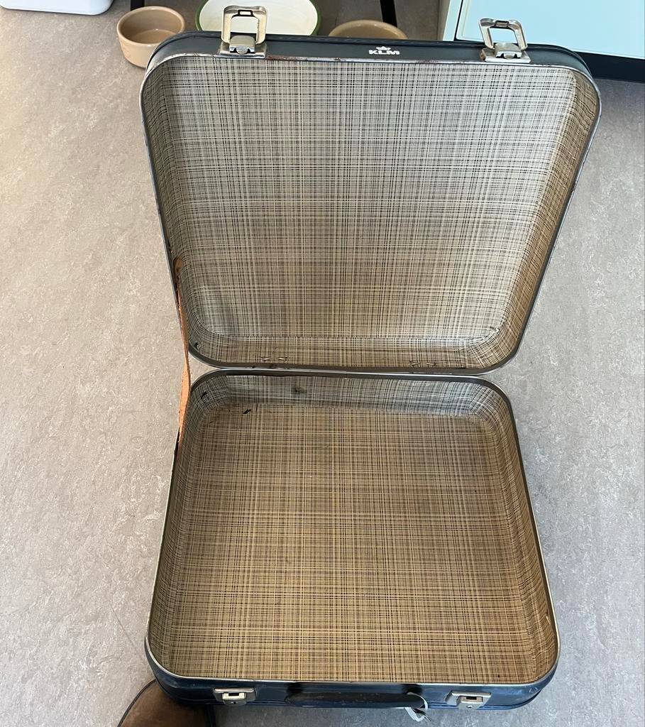 Vintage KLM Cabine Koffertje Jaren 60-70 - Handbagage, Verzamelen, Ophalen of Verzenden, Gebruikt, Overige typen