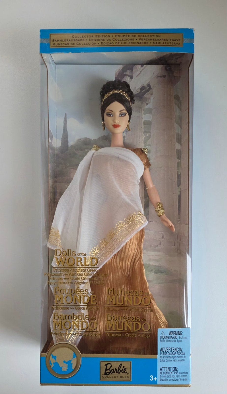 Barbie DOTW Princess of Ancient Greece 2003 NRFB, Verzamelen, Poppen, Ophalen of Verzenden, Nieuw, Fashion Doll