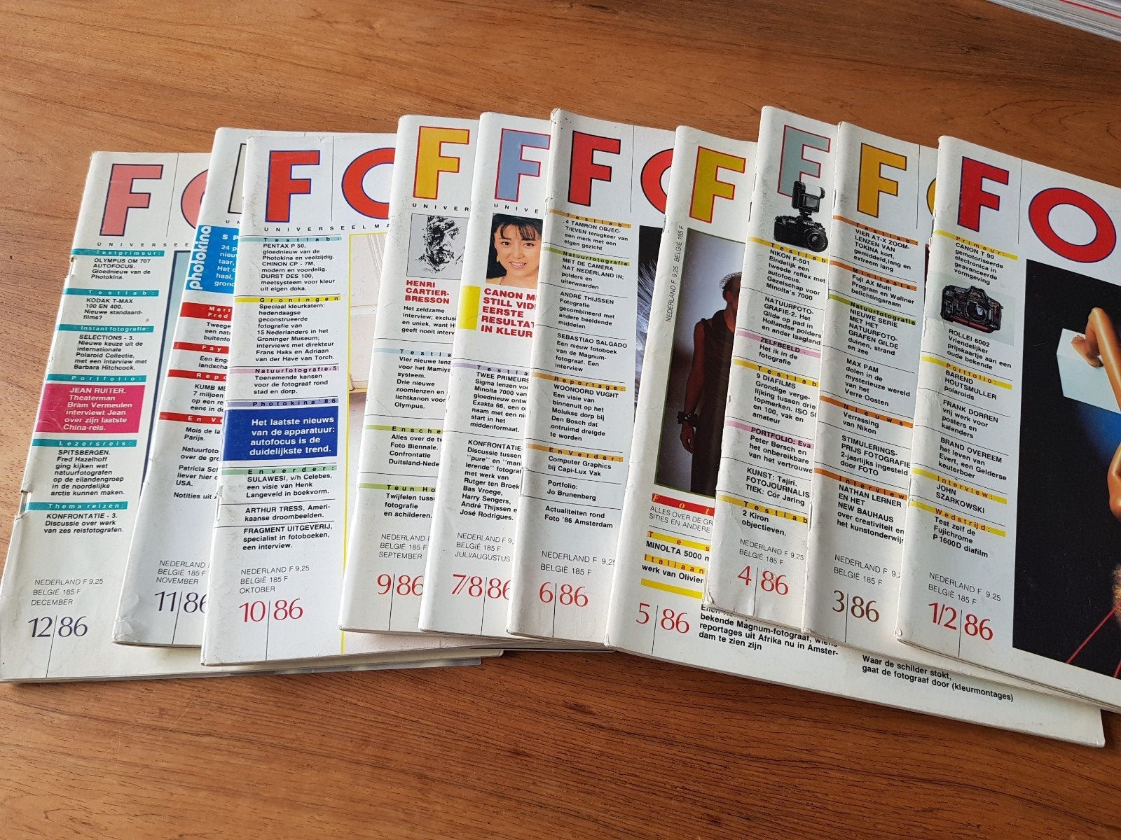 FOTO Magazine jaargang 1986 - Complete set (10 nummers), Boeken, Ophalen of Verzenden, Gelezen, Fotografie algemeen, Diverse auteurs