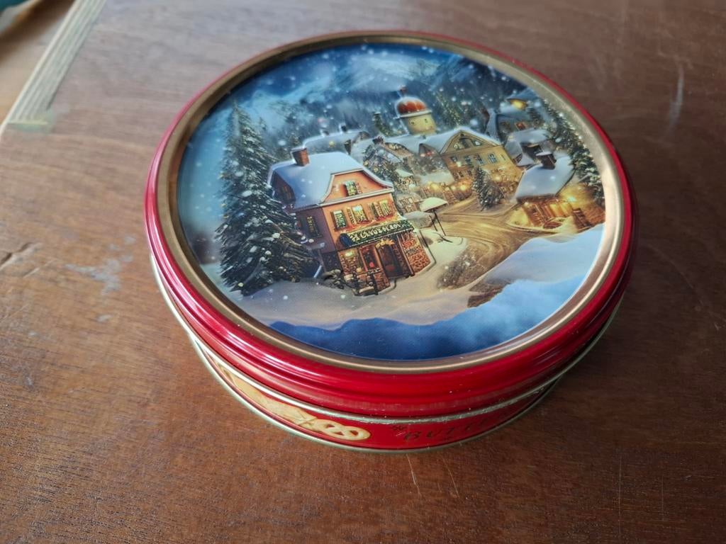Kerst Koek trommel (gewoon leeg hoor), Antiek en Kunst, Antiek | Bestek, Ophalen of Verzenden