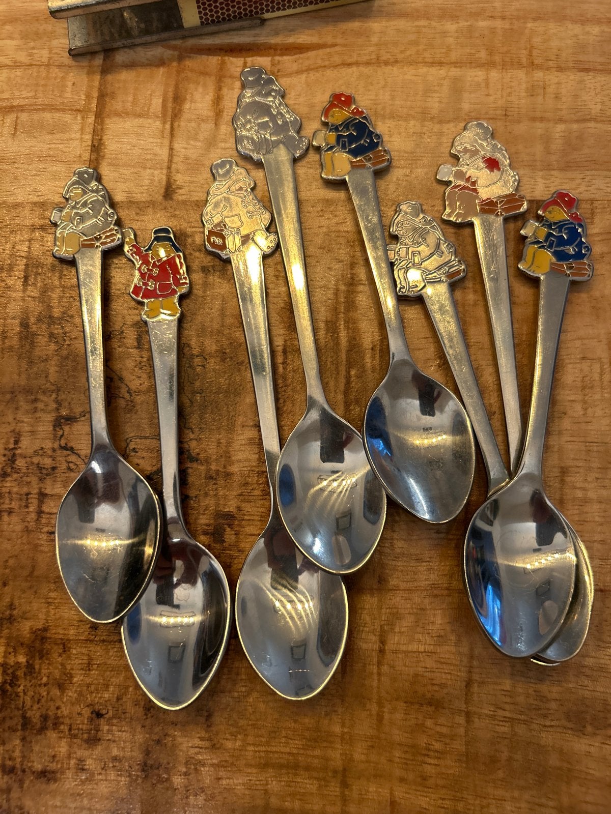 Vintage Paddington lepeltjes - set van 8, Ophalen of Verzenden