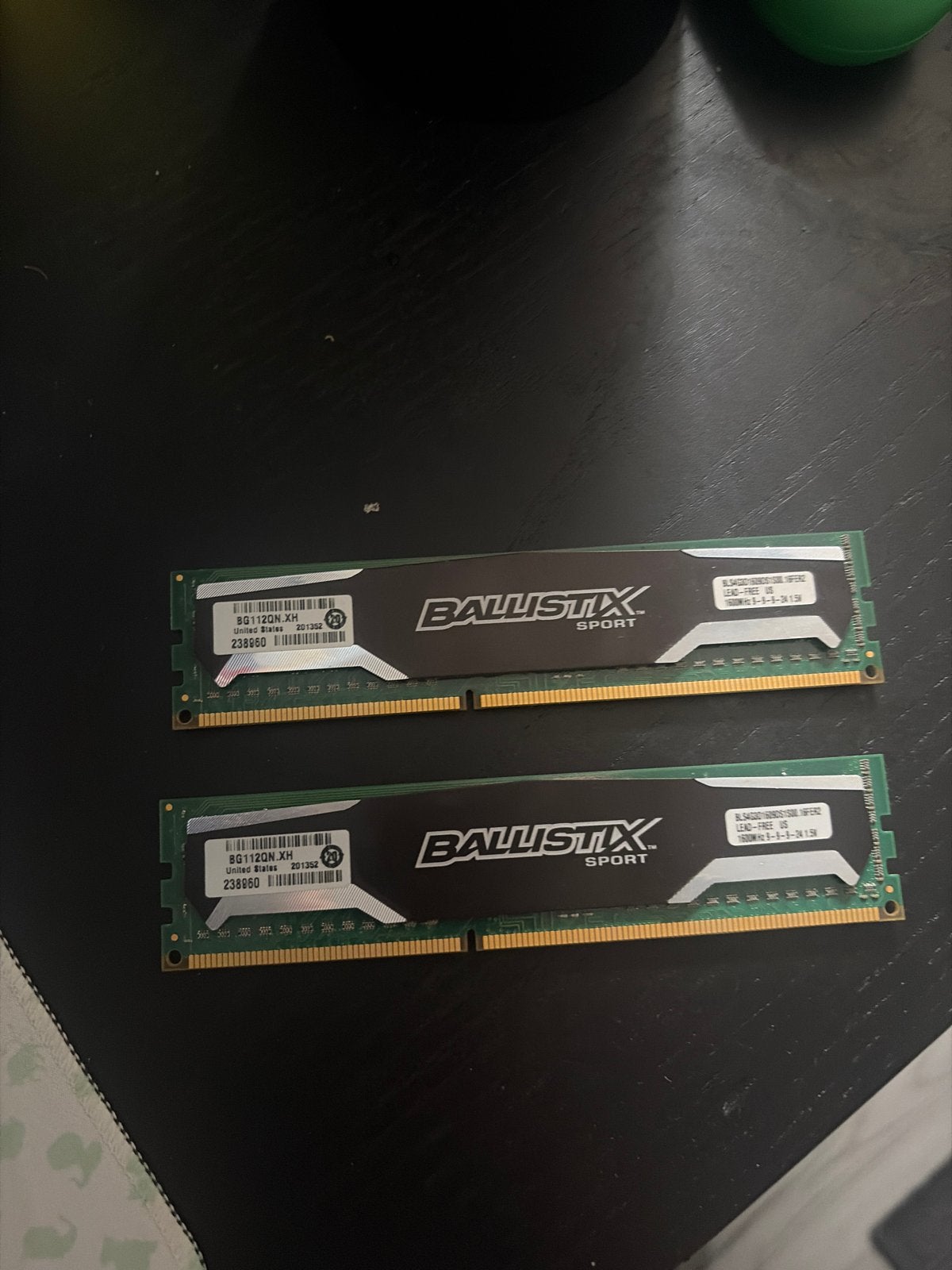 Ballistix Sport DDR3 RAM - 2x4GB (8GB totaal), Computers en Software, RAM geheugen, Gebruikt, Server, 8 GB, DDR3