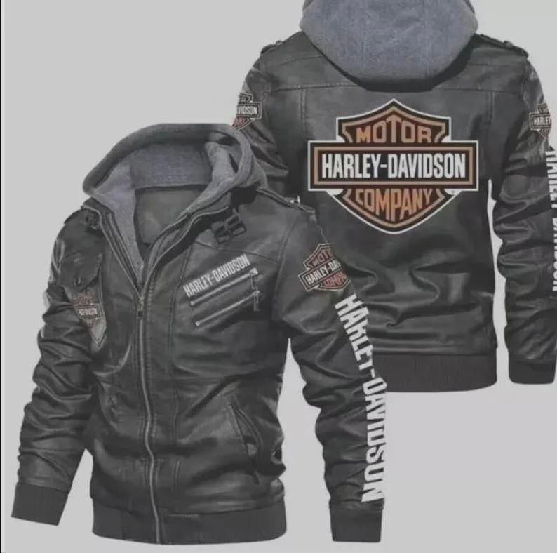 Nieuw! Harley Davidson Leren Jas Maat L met Capuchon, Nieuw met kaartje, Jas | textiel, Heren, Harley Davidson