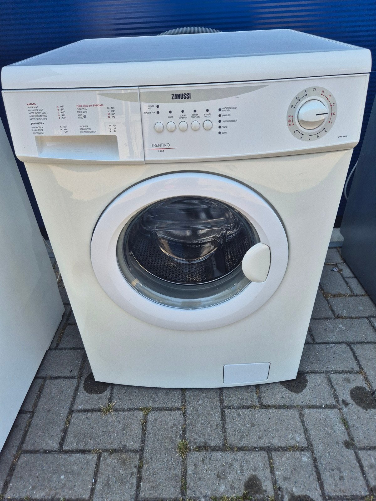 Zanussi Trentino 1400 Wasmachine - Voorlader, Ophalen, Gebruikt, Voorlader, Kort programma