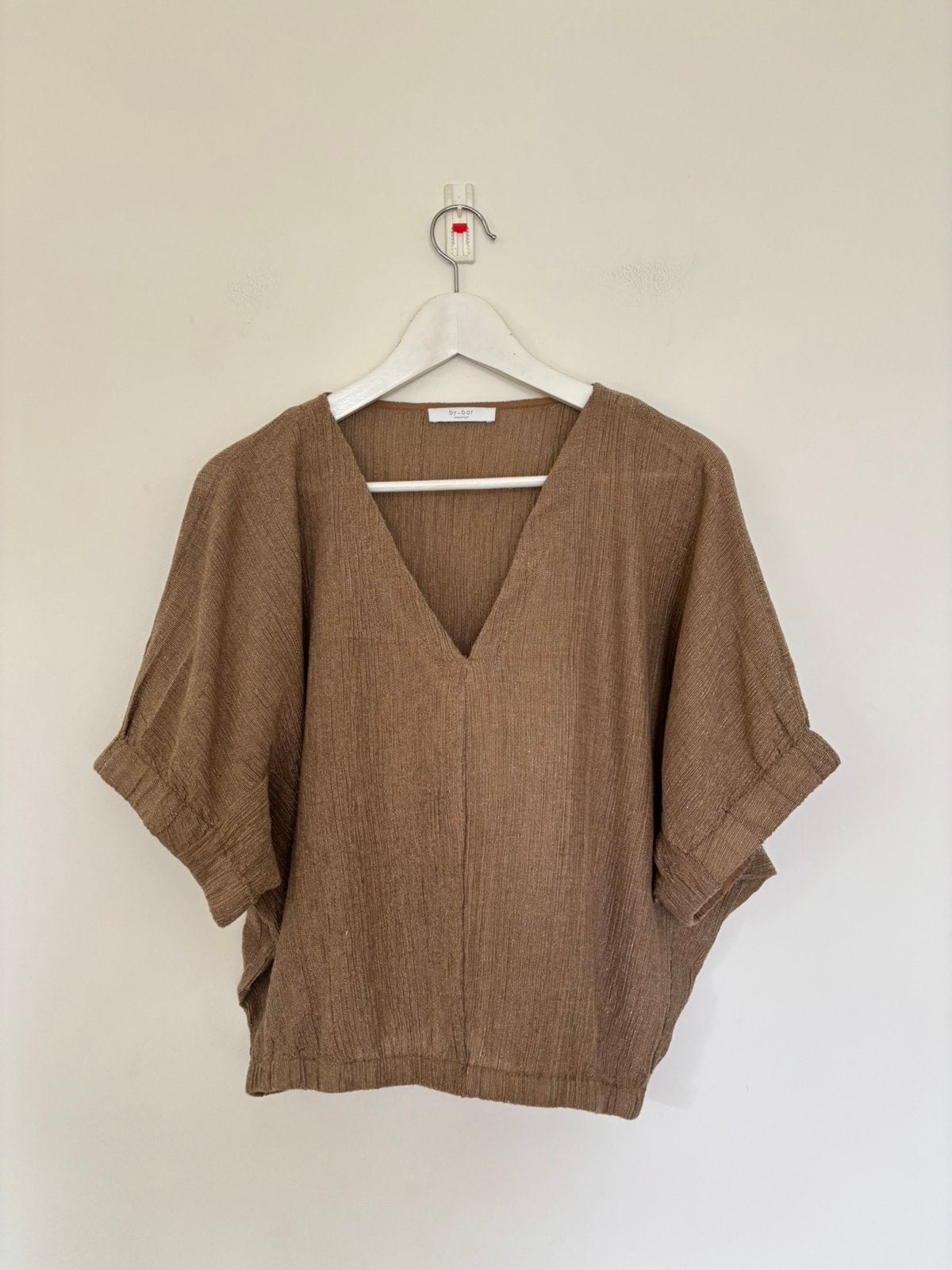 By bar  lurex top xs/s, Kleding | Dames, Ophalen of Verzenden, Zo goed als nieuw, Korte mouw, Maat 34 (XS) of kleiner