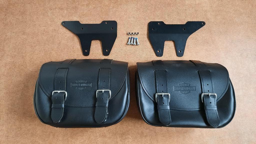Originele Harley Davidson Cross Bones tassenset, Nieuwstaat!, Ophalen, Zo goed als nieuw
