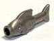 Lego Dieren 5x Vis Zilver Grijs / Flat Silver 64648 (NIEUW), Lego, Nieuw, Ophalen of Verzenden, Losse stenen