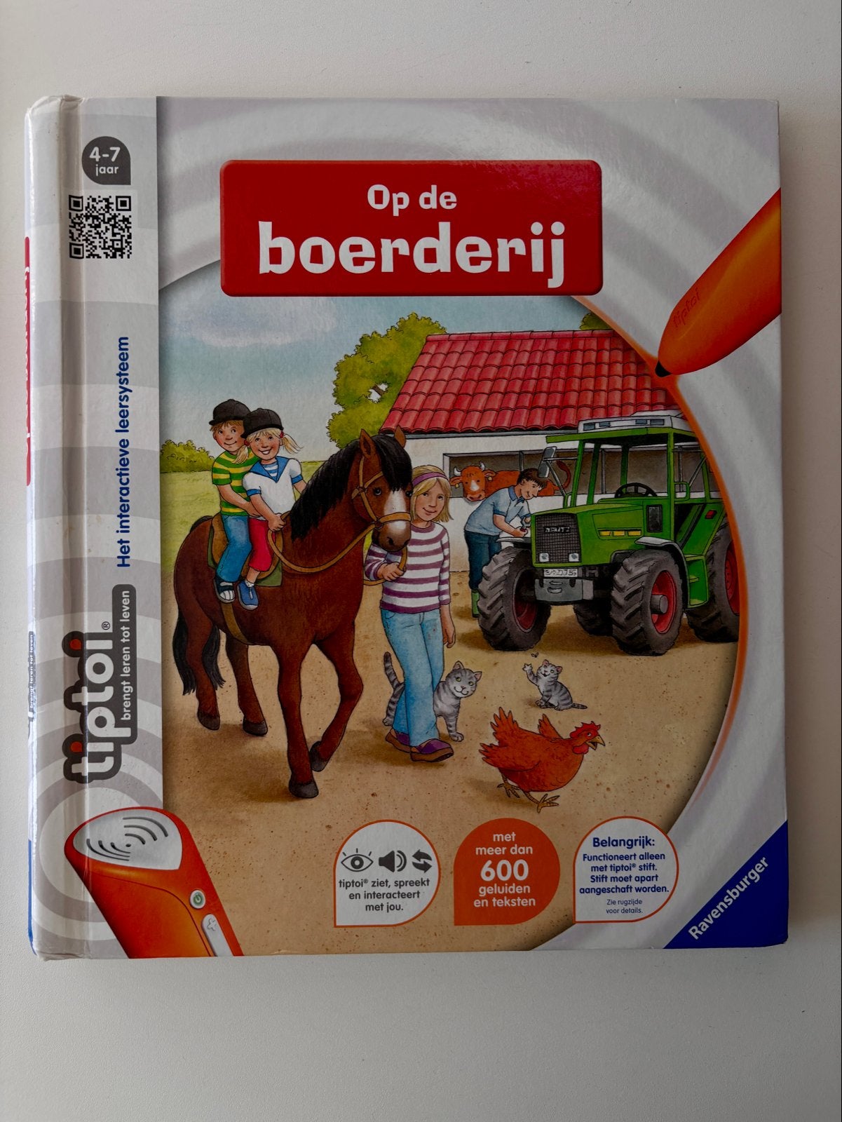 Tiptoi boek - Op de boerderij (interactief leersysteem), Boeken, Non-fictie, Jongen of Meisje, Ophalen of Verzenden, Zo goed als nieuw