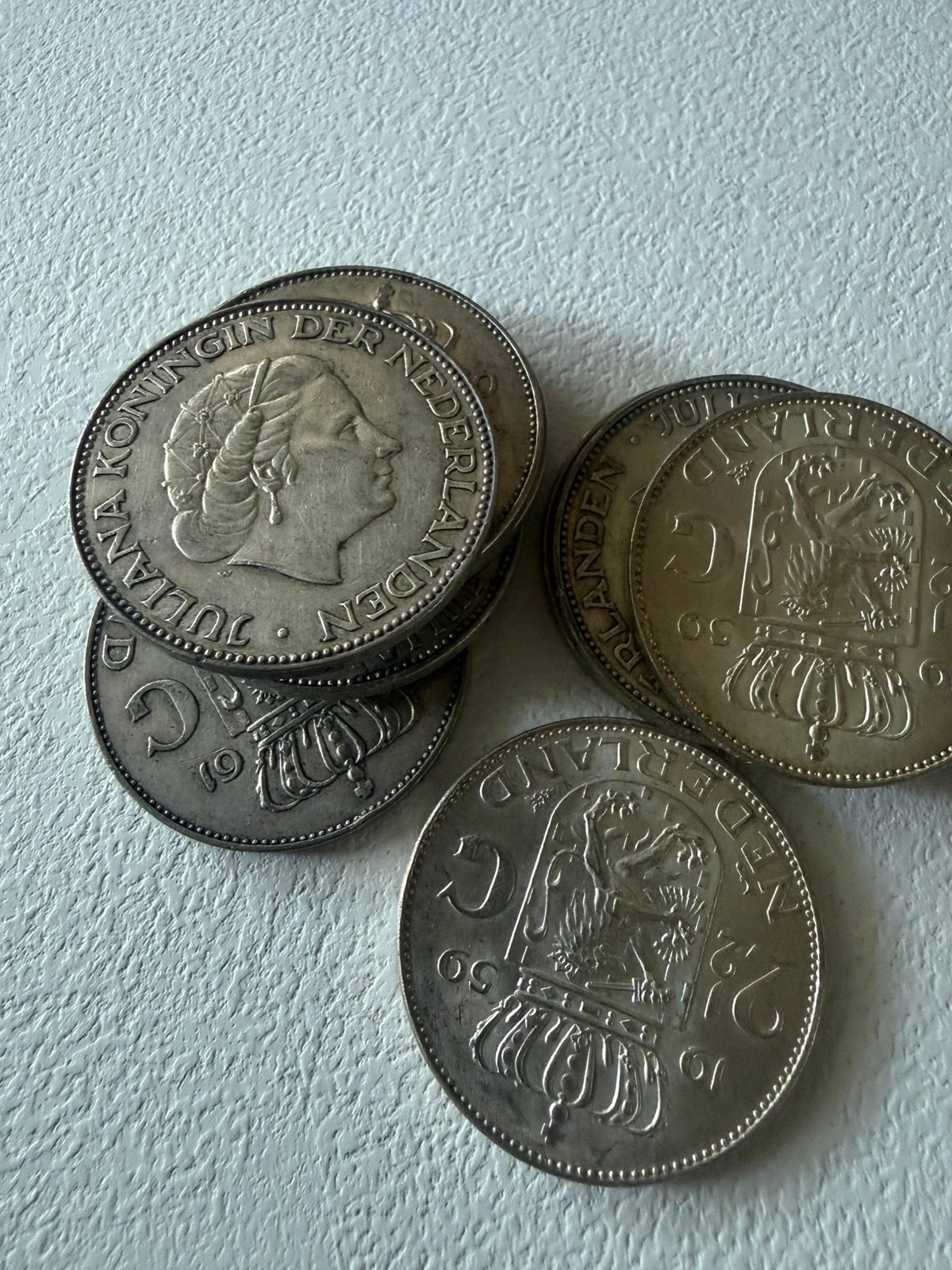 10 zilveren rijksdaalders, Ophalen of Verzenden, Koningin Juliana, 2½ gulden, Zilver