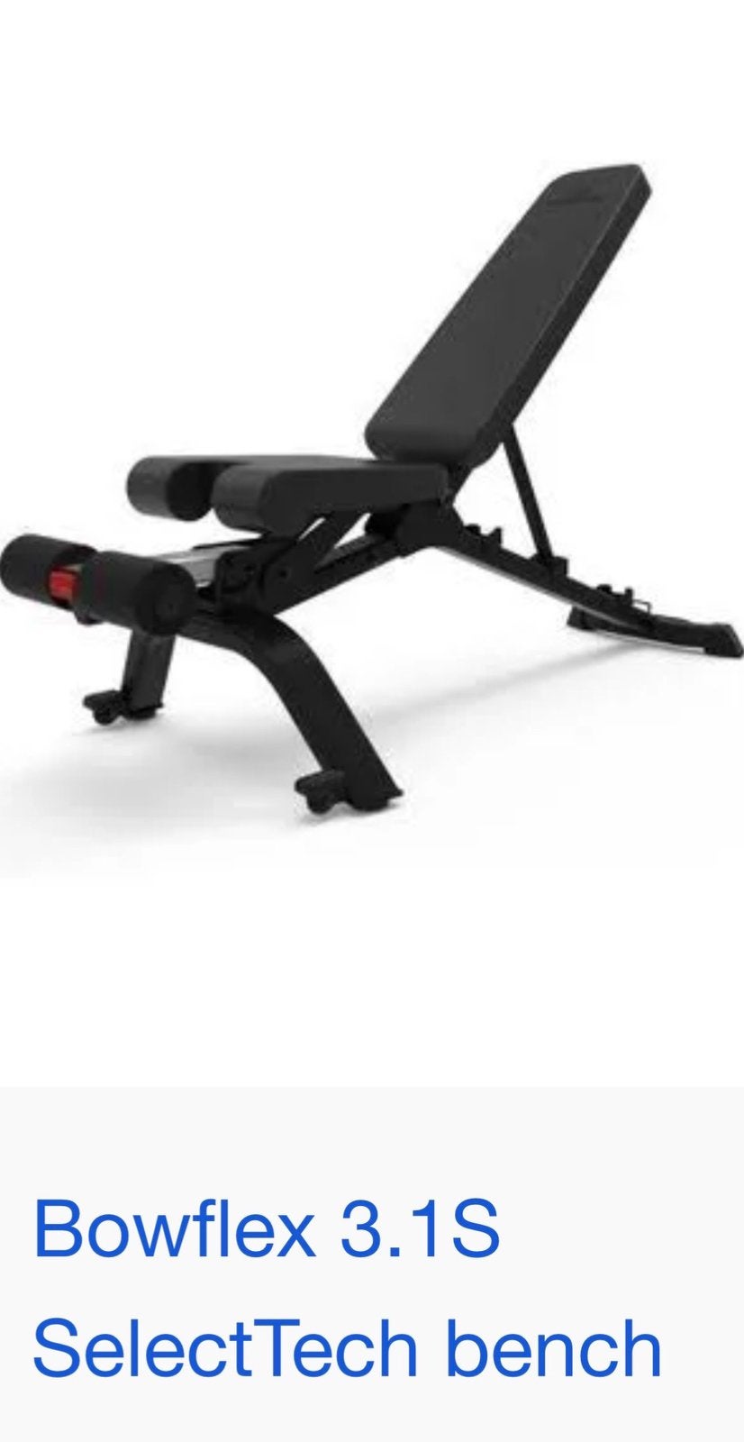 Bowflex verstelbare fitnessbank, Sport en Fitness, Ophalen, Gebruikt, Fitnessbank