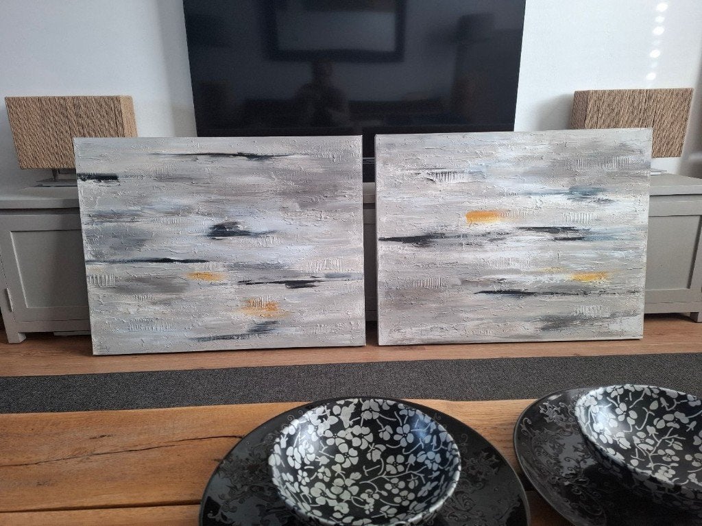 2 luik schilderij, Huis en Inrichting, Ophalen, 50 – 75, Oorspronkelijke maker, 125 cm of meer