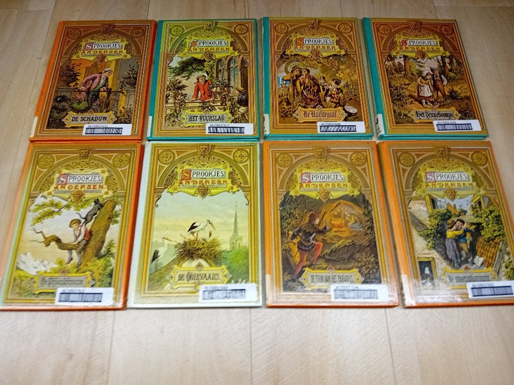 Sprookjes van Andersen - Complete set van 8 boeken., Boeken, Ophalen of Verzenden, Gelezen, Hans Christian Andersen