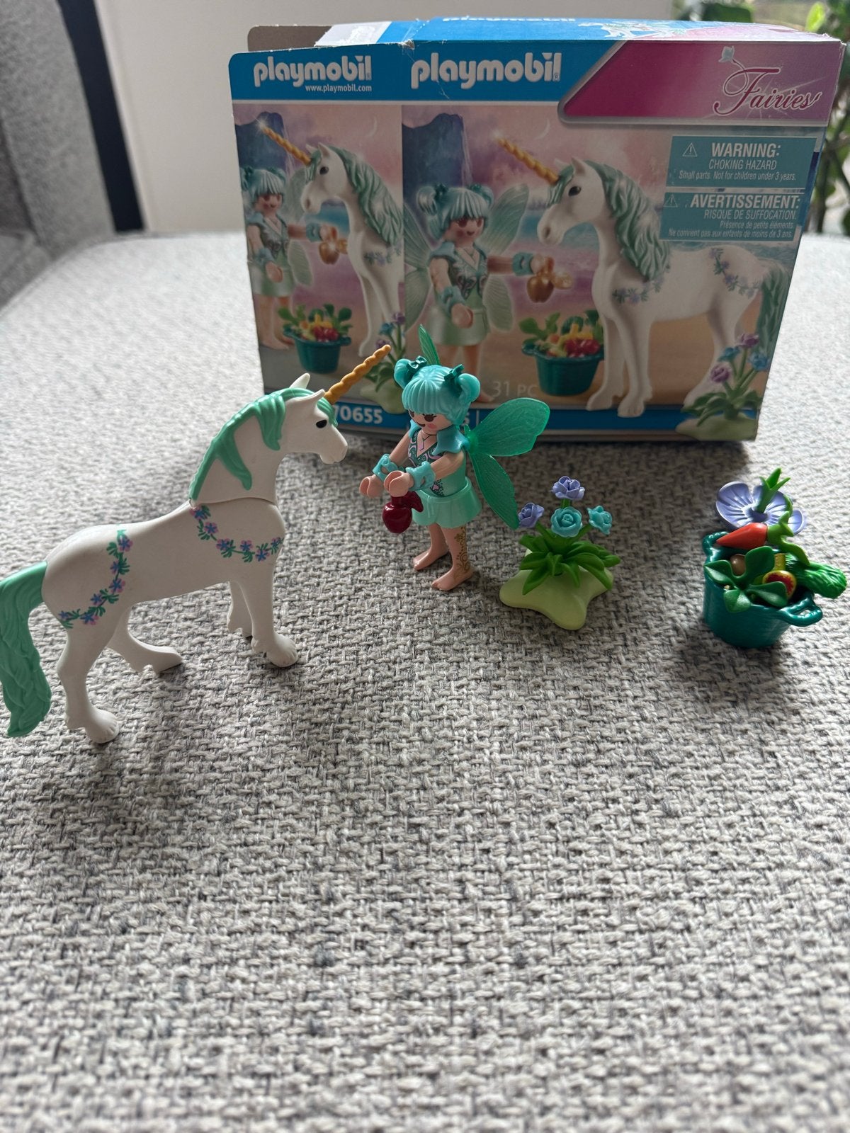 Playmobil Fairies - Eenhoorn met Fee (70655), Complete set, Fantasy, Ophalen of Verzenden, Zo goed als nieuw