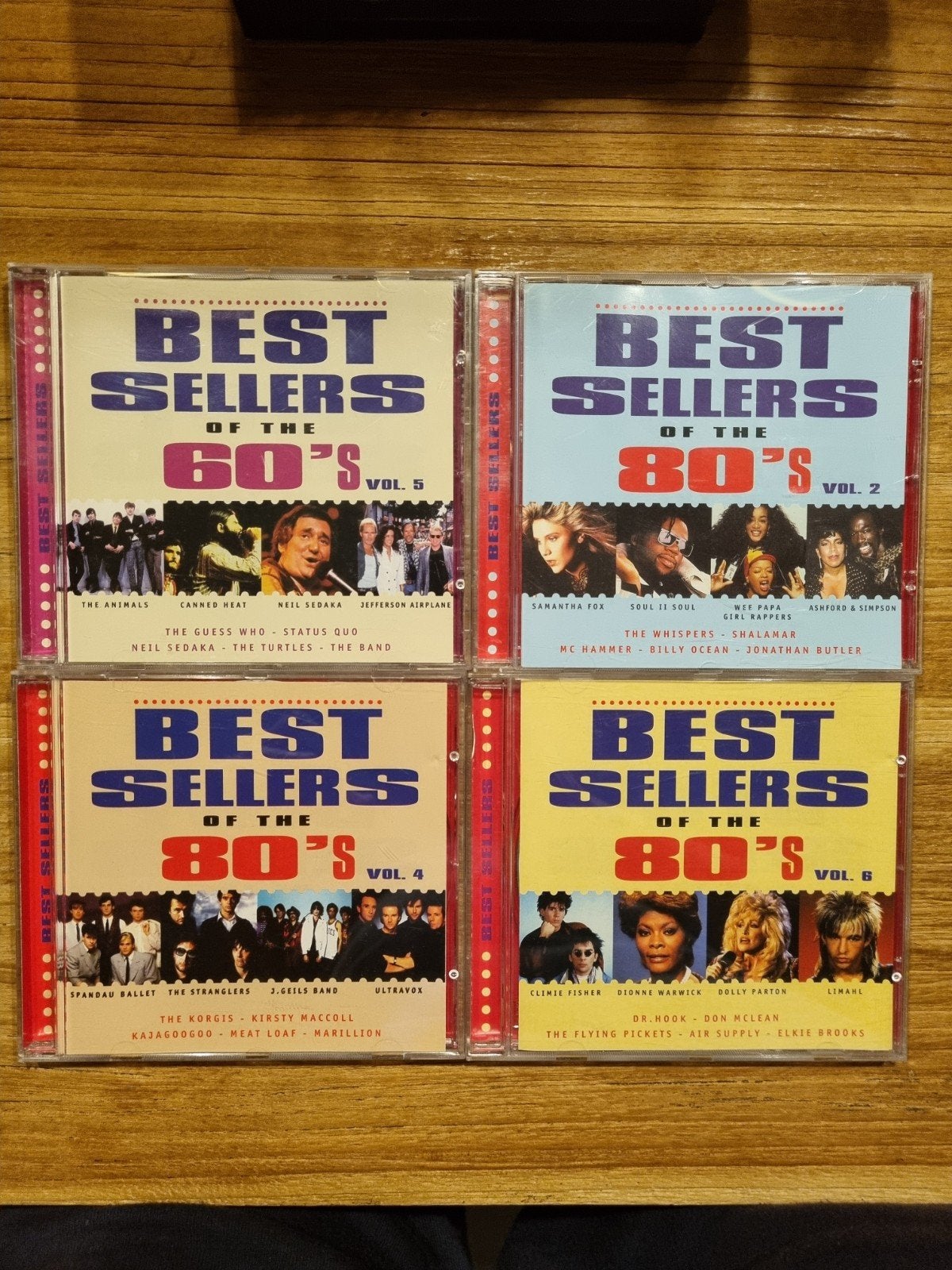 BEST SELLERS - 4 Verzamelcd's - 1.75€ pst, Ophalen of Verzenden, Gebruikt, Pop