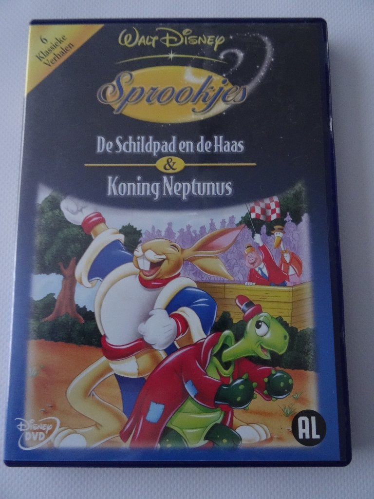 dvd WALT DISNEY sprookjes in ~~nieuw~~ staat, Tekenfilm, Verzenden, Nederlands, Zo goed als nieuw
