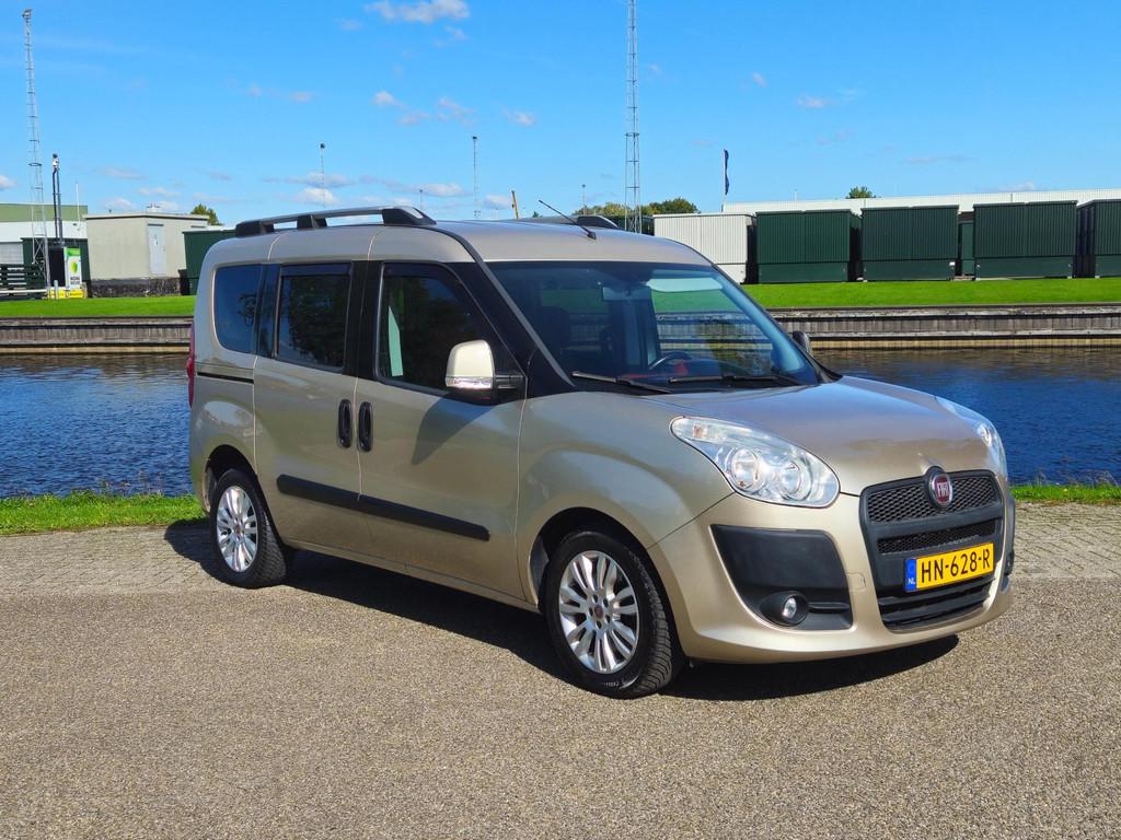 Fiat Doblò 1.4 T-Jet CNG Dynamic*CNG*TREKHAAK*CRUISE CONTRO, Auto's, Voorwielaandrijving, Euro 5, Gebruikt, 4 cilinders