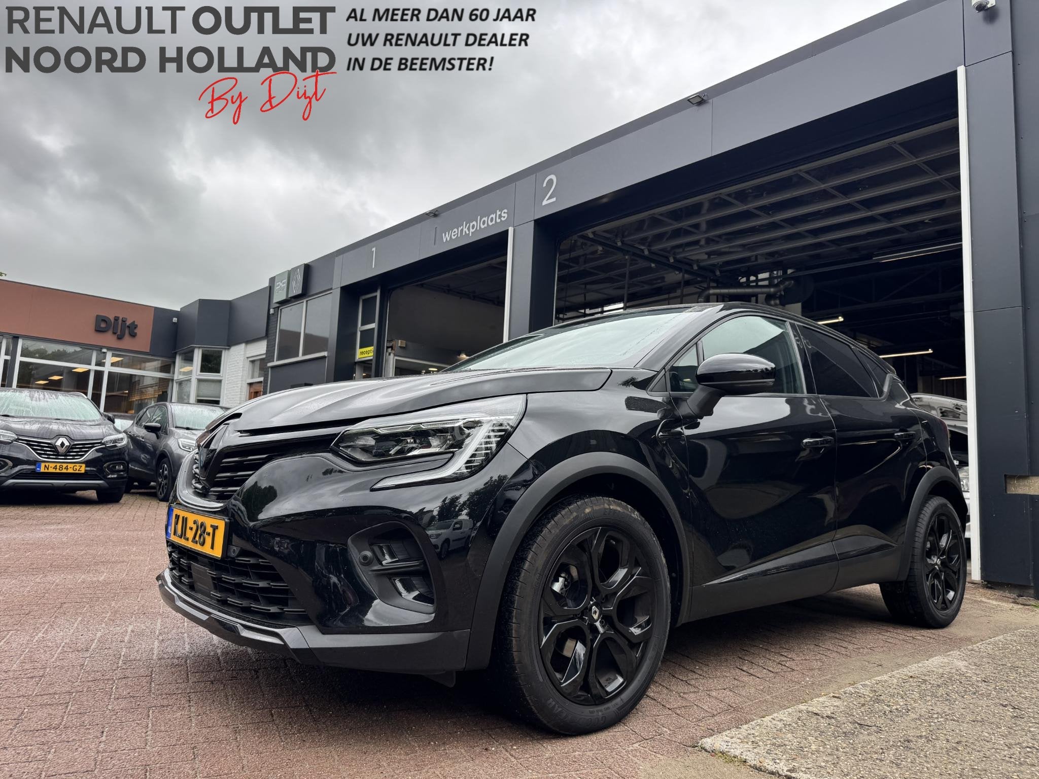 Renault Captur 1.3 TCe 140pk EDC Rive Gauche!, Gebruikt, 4 cilinders, Leder en Stof, Zwart