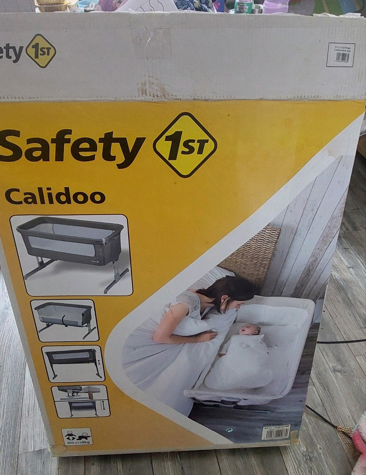 Safety 1st Calidoo Co-Sleeper Wieg, Ophalen, Zo goed als nieuw, Wieg