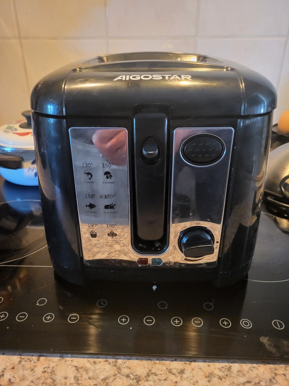 Te koop friteuse, Witgoed en Apparatuur, Frituurpannen, 1 tot 2 liter, Ophalen of Verzenden, Zo goed als nieuw