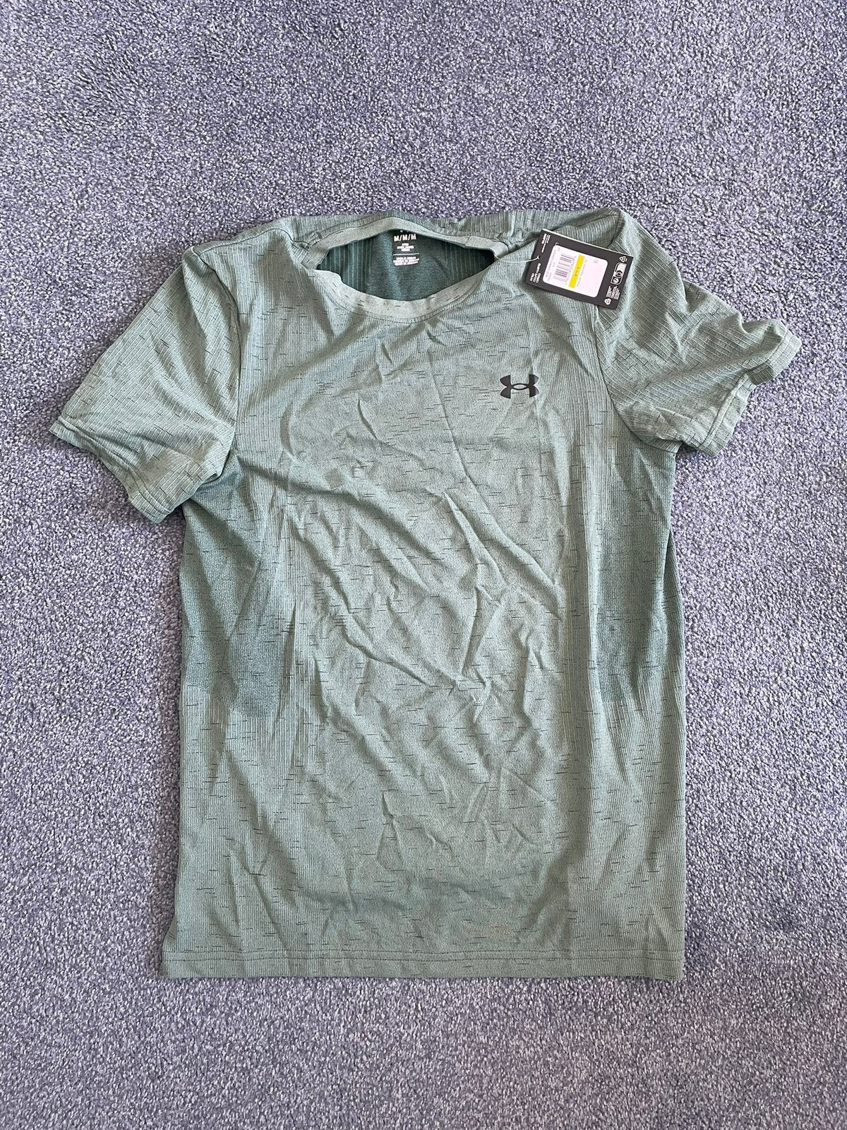 Under Armour shirt Mintgroen M (Nieuw), Kleding | Heren, Ophalen of Verzenden, Zo goed als nieuw, Maat 48/50 (M), Groen