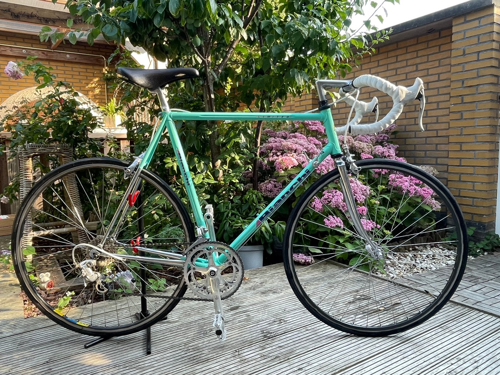Bianchi racefiets, Fietsen en Brommers, Fietsen | Racefietsen, 28 inch, Zo goed als nieuw, 57 tot 61 cm, Ophalen