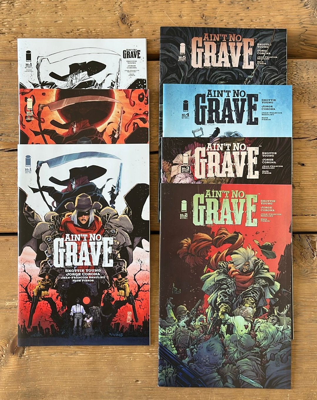 Ain’t No Grave compl serie Image Skottie Young Jorge Corona, Complete serie of reeks, Ophalen of Verzenden, Zo goed als nieuw