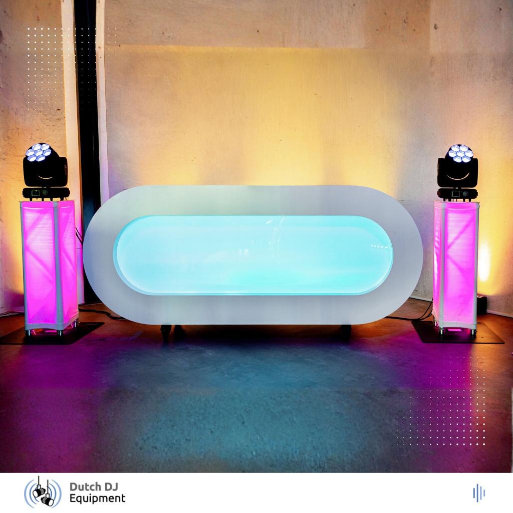 DDEQ High value exclusive klassieke ovale DJ booth, Ophalen, Licht