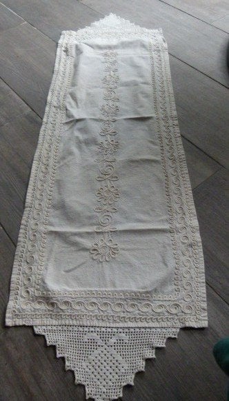 tafelkleed tafelloper 168x48, Ophalen of Verzenden, Zo goed als nieuw, Katoen, Tafelloper