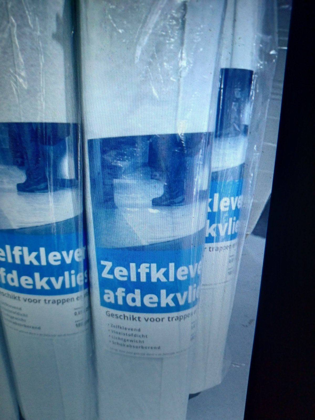 Zelfklevend stucloop 0,65cm x 25 meter, Doe-het-zelf en Verbouw, Ophalen, Nieuw, 15 m² of meer, Overige typen