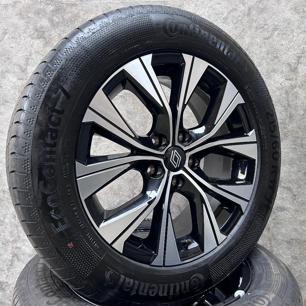 17 inch originele velgen + zomerbanden Renault Captur Arkana, Banden en Velgen, 17 inch, Ophalen of Verzenden, Personenwagen