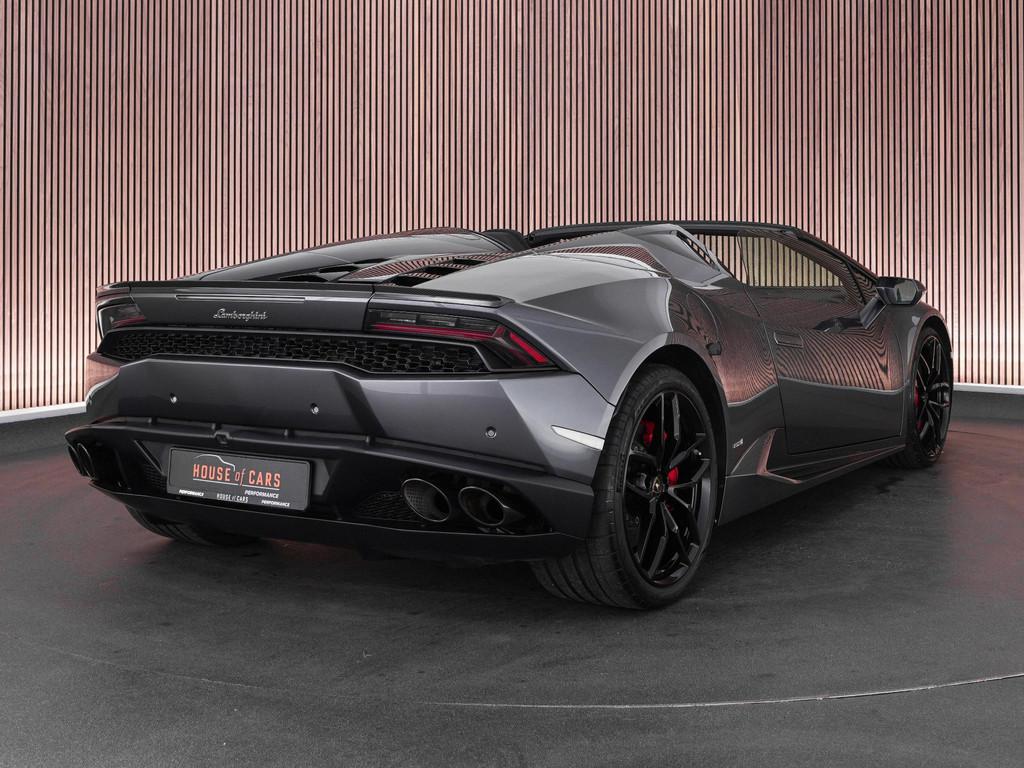 Lamborghini Huracán LP610-4 Spyder 5.2 610pk V10 |Full PPF|, Automaat, 5204 cc, Cabriolet, Alcantara
