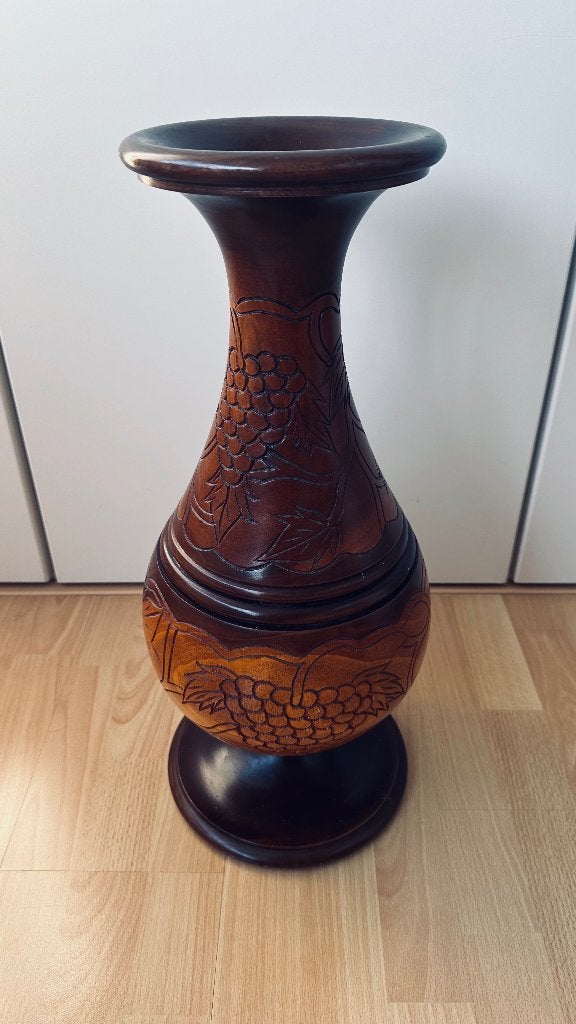 houten vaas, Ophalen, Overige materialen, Overige kleuren, 50 tot 75 cm