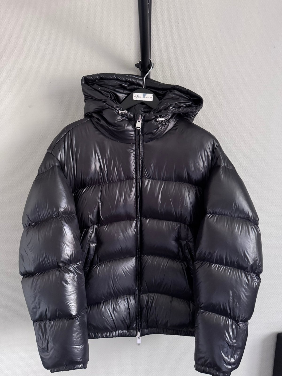 Zara puffer winterjas L, Ophalen of Verzenden, Gedragen, Maat 52/54 (L), Zwart