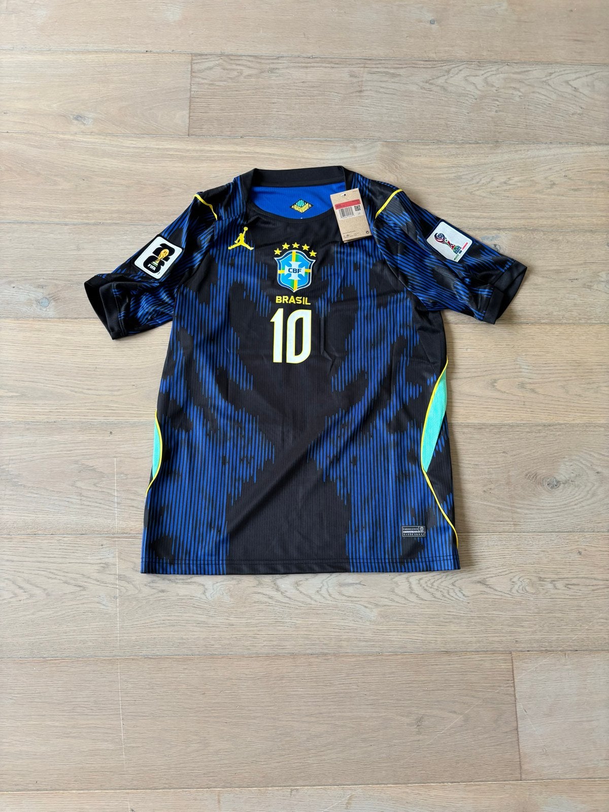 Brazilië Uitshirt WK 2026 x Jordan – Neymar #10, Maat M, Ophalen of Verzenden, Nieuw, Shirt