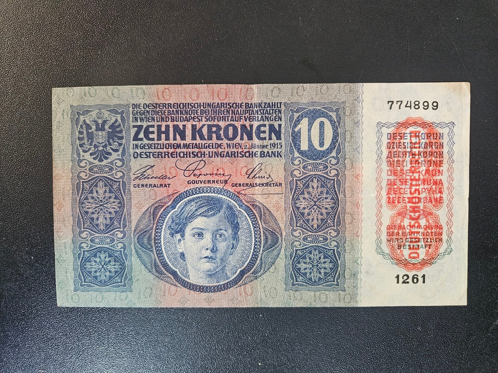 Oostenrijk pick 51a 1919 (old-date 1915), Postzegels en Munten, Bankbiljetten | Europa | Niet-Eurobiljetten, Verzenden, Oostenrijk