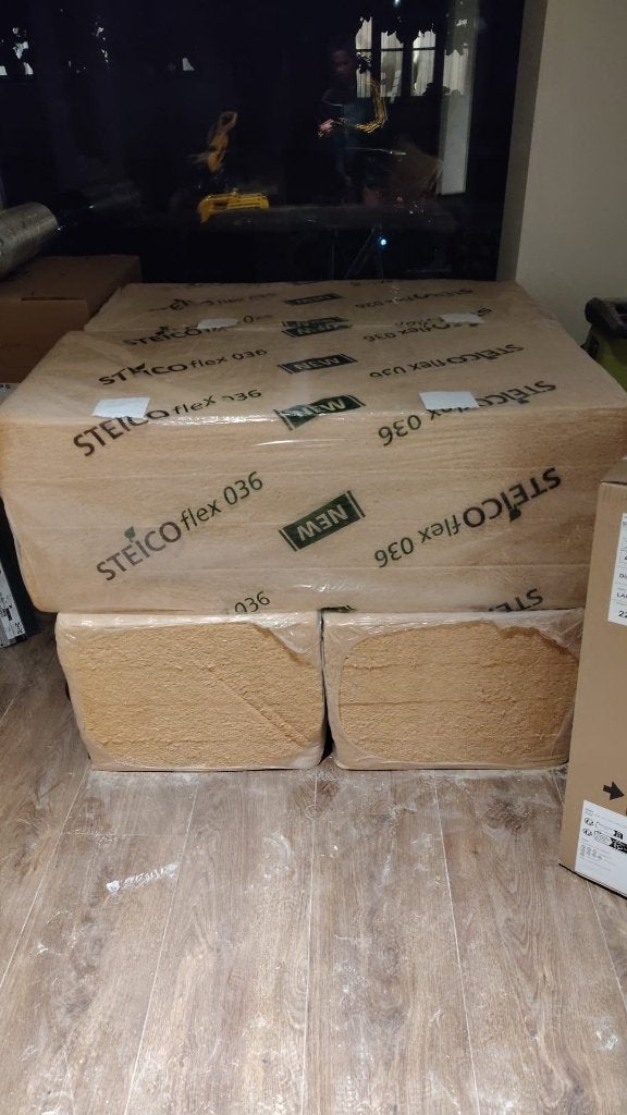 Steicoflex houtvezelplaten, Doe-het-zelf en Verbouw, Ophalen, Overige materialen, 10 tot 15 m², Nieuw