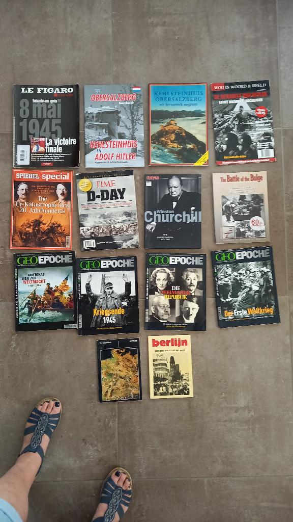 Magazines/boeken (14) over WO II, Ophalen of Verzenden, Tweede Wereldoorlog, Gelezen, Overige onderwerpen