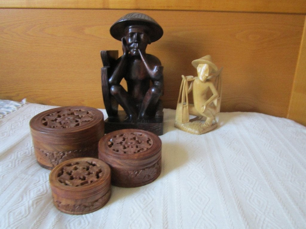 Aziatisch houtsnijwerk  Indonesie / Thailand, Verzenden