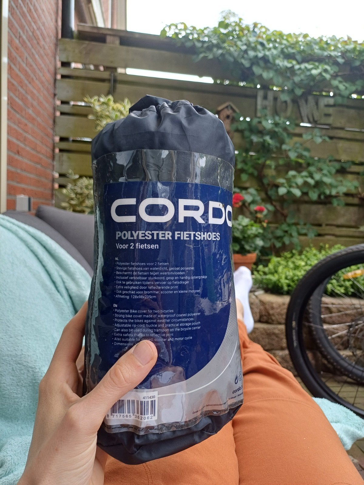 Cordo Polyester Fietshoes voor 2 fietsen - Nieuw, Ophalen of Verzenden, Nieuw, Cordo