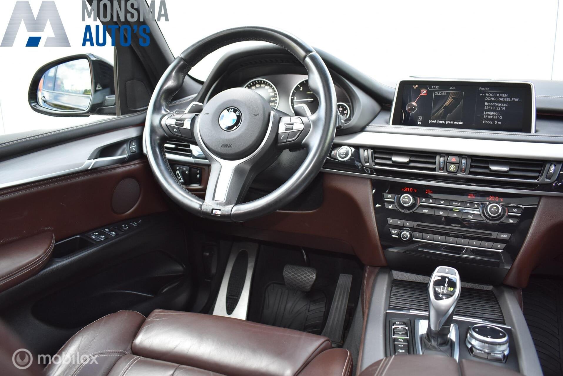 BMW X5 xDrive40d M-Sport Sapphirschwarz Pano Nappa 360 HUD, Auto's, Automaat, 2993 cc, 255 €/maand, Zwart