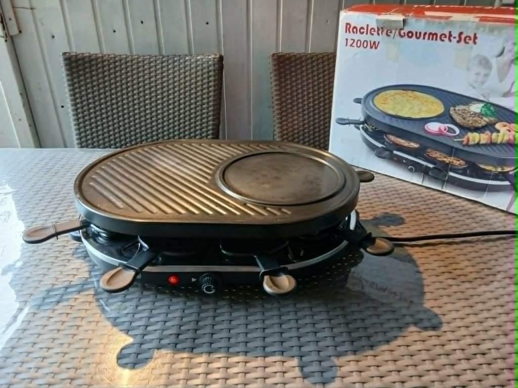 gourmetstel, Witgoed en Apparatuur, Gourmetstellen, Ophalen, Zo goed als nieuw, 8 personen of meer