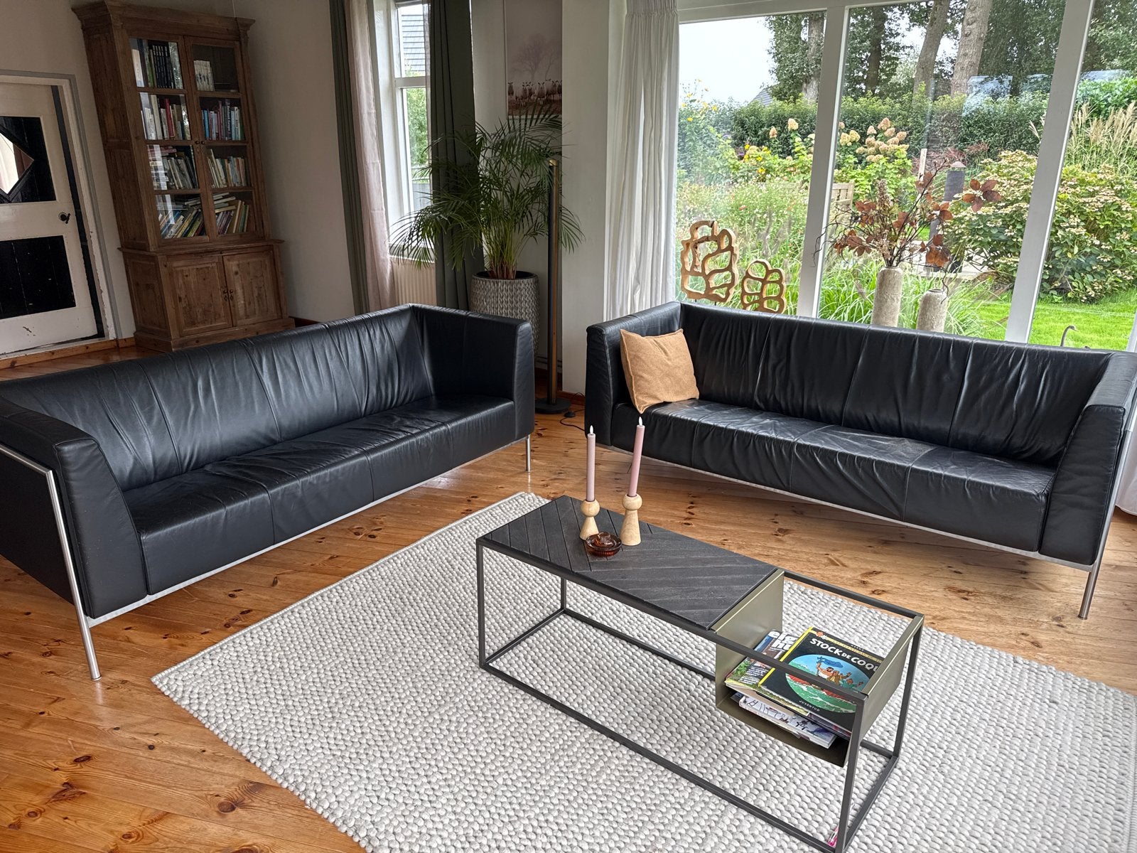 Harvink Mr blues bank, 2 keer, Huis en Inrichting, Ophalen, Gebruikt, Driepersoons, Rechte bank