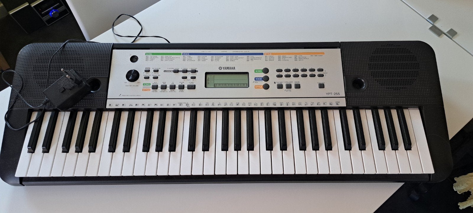 Yamaha YPT-255 keyboard met 61 toetsen, Muziek en Instrumenten, Ophalen, Yamaha, Aanslaggevoelig, 61 toetsen