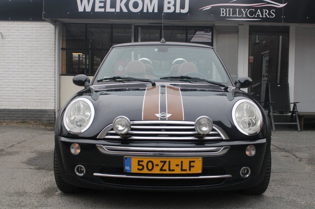 Mini Mini Cabrio 1.6 Cooper Sidewalk | Cabrio | Airco | Crui, Auto's, Mini, Voorwielaandrijving, Gebruikt, Zwart, 4 cilinders