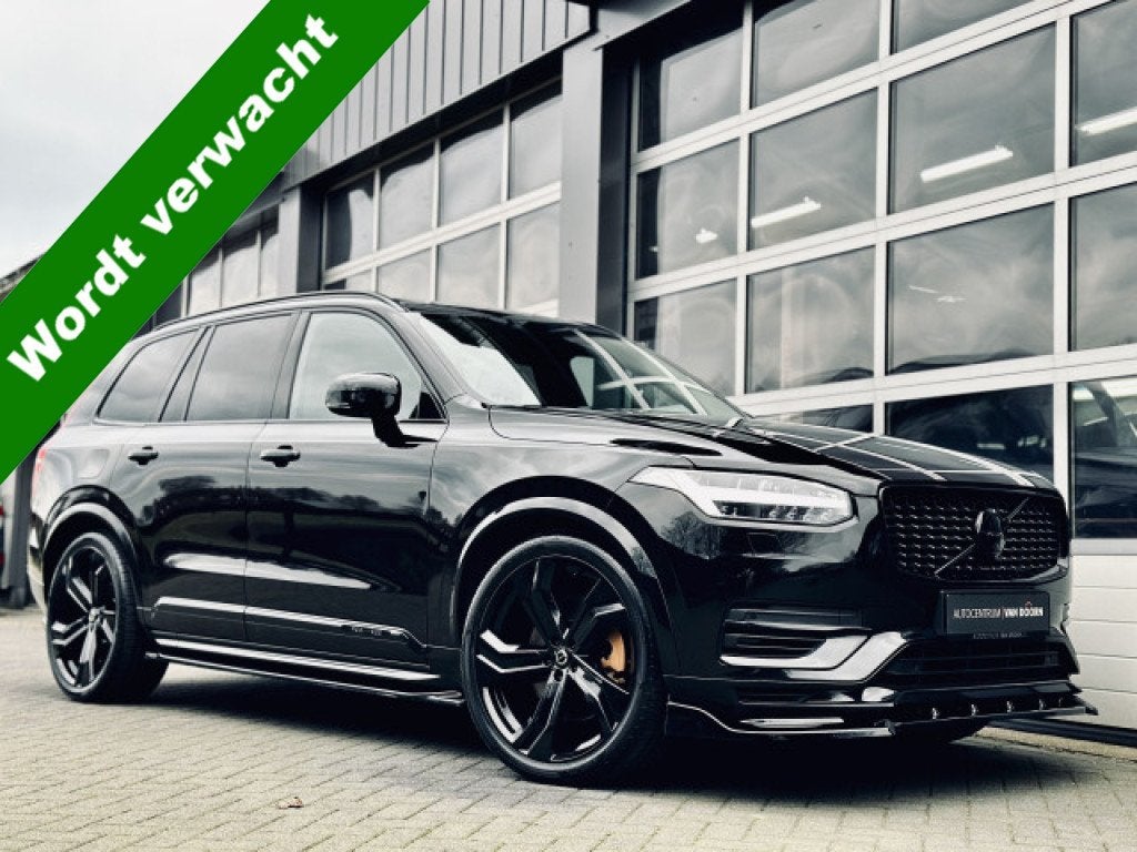 Volvo XC90 2.0 T8 Recharge | AWD | Dark Label | Panoramadak, 4 cilinders, 1969 cc, 7 stoelen, Zwart