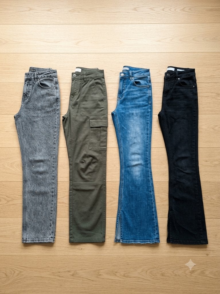 Kledingpakket: broeken – Maat 32/ XS, Ophalen, Zo goed als nieuw, Maat 34 (XS) of kleiner, Lang