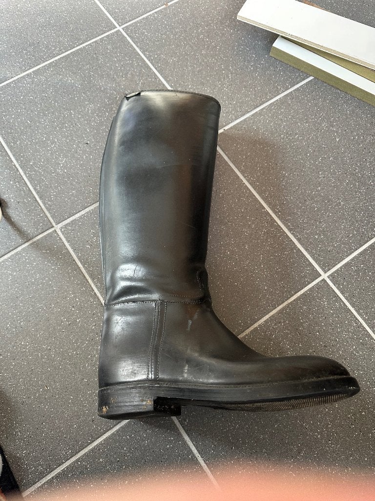 Paardrijlaarzen en 2 broeken, Dieren en Toebehoren, Paardrijkleding, Ophalen, Gebruikt, L, Aigle