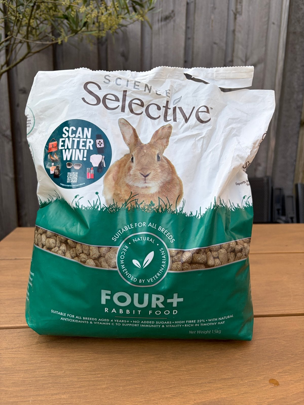 Selective Four+ konijnenvoer ophalen, Dieren en Toebehoren, Dierenvoeding, Ophalen, Knaagdier of Konijn