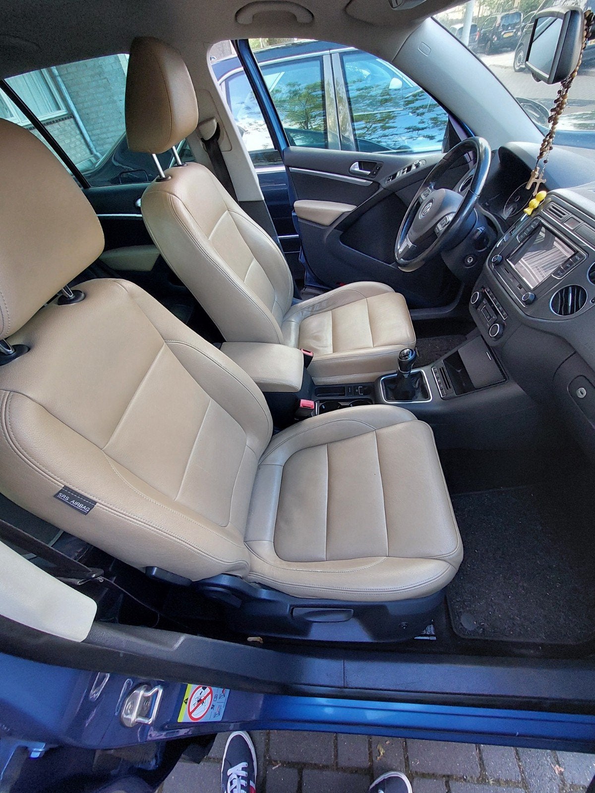 Volkswagen Tiguan 1.4 TSI-sport-2012-new APK-vol optie luxe, Voorwielaandrijving, 15 km/l, 4 cilinders, Blauw