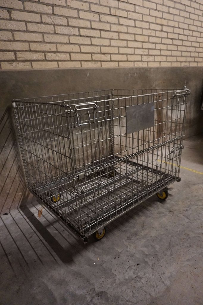 Winkelrek, opslagbak, rolcontainer verkoopbak - rijdbaar, Gebruikt, Transportkar, Niet ingevuld, Ophalen